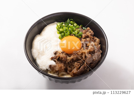 牛肉とろろ玉子 ぶっかけうどん 牛肉とろろ玉子 ぶっかけうどん 113229627