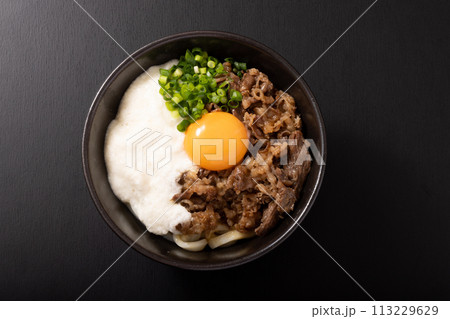 牛肉とろろ玉子　ぶっかけうどん 113229629