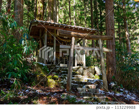 中津川市加子母乙女渓谷の神社 113229988