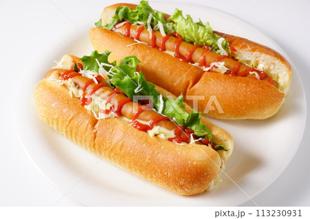 おいしいホットドッグ 113230931
