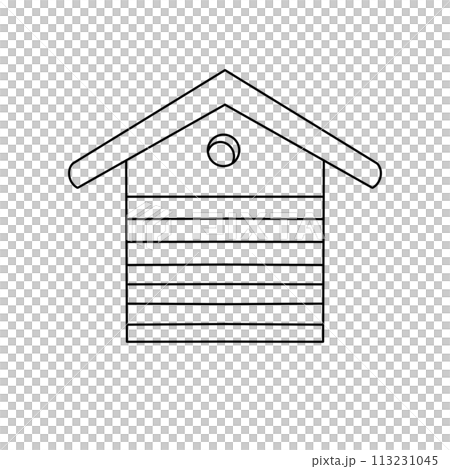 A small house with a slanted roof A small house with a slanted roof 113231045