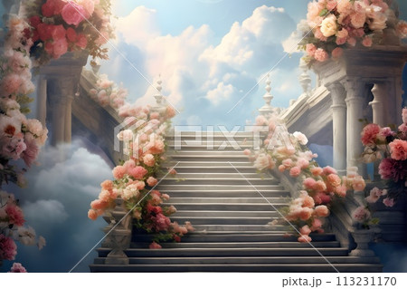 天国への階段10 AI生成画像 天国への階段10 AI生成画像 113231170