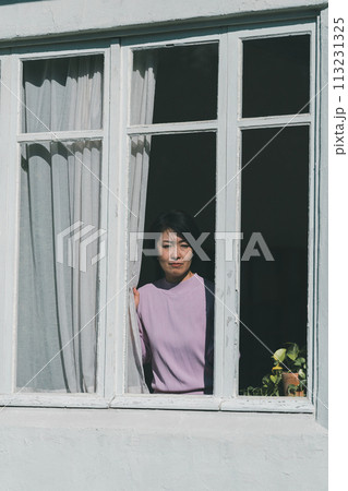 a forty-something woman a forty-something woman 113231325