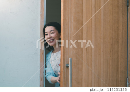 a forty-something woman 113231326