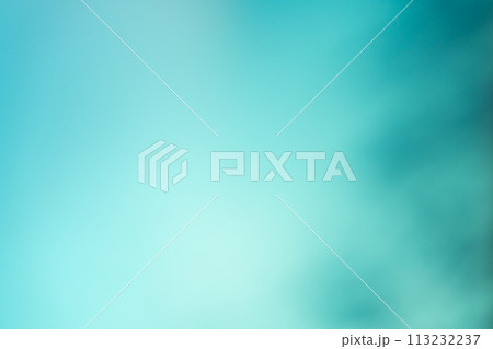 背景素材　グラデーション　ブルーグリーン 113232237