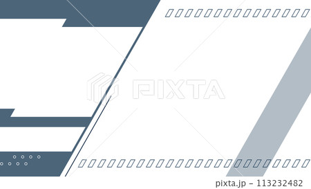 コピースペースのある背景イラスト 白背景 コピースペースのある背景イラスト 白背景 113232482
