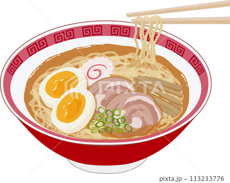 しょうゆラーメン　持ち上げ箸付き 113233776