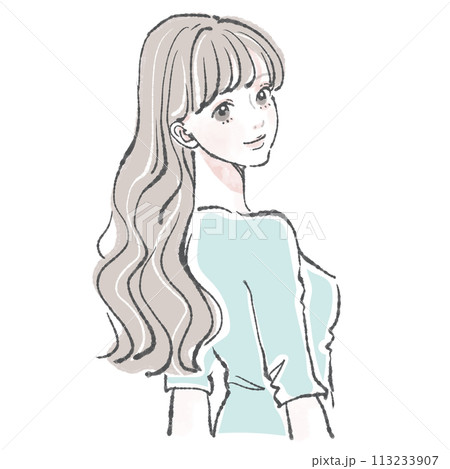 女性・女の子のイラスト素材 113233907