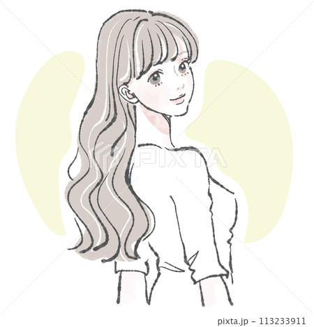 女性・女の子のイラスト素材 113233911