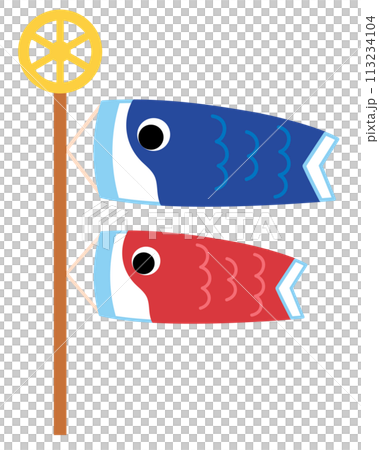 鯉魚旗圖 113234104