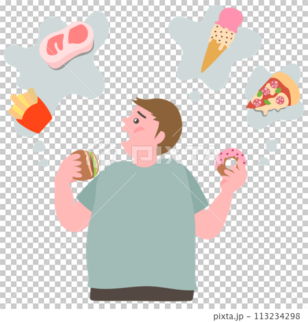 A man who became overweight due to bulimia A man who became overweight due to bulimia 113234298