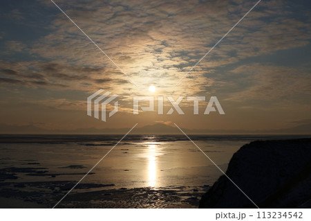 北海道能取岬朝景 113234542