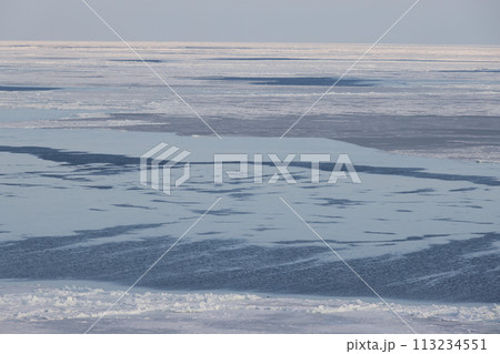 北海道オホーツク海流氷参上 113234551