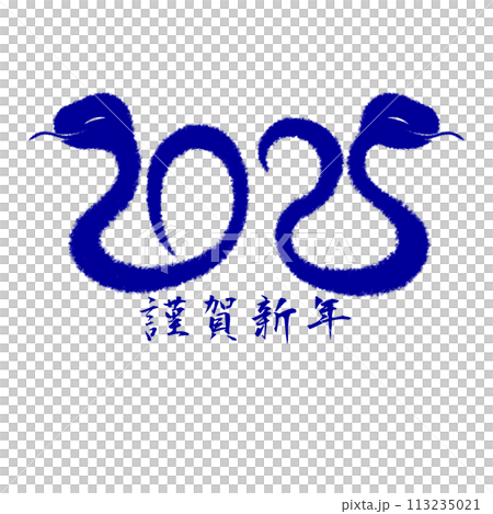 2025 Year of the Snake illustration material 2025 Year of the Snake illustration material 113235021