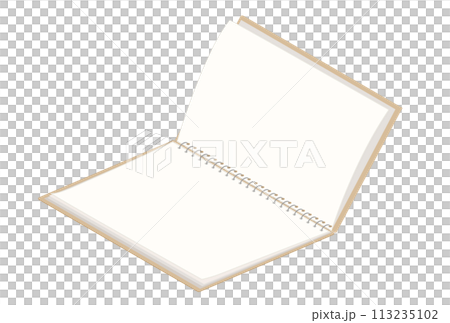 Isometric illustration of sketchbook Isometric illustration of sketchbook 113235102