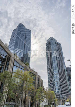 東京港区　麻布台の風景 113237180