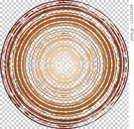 用畫筆畫出像樹木年輪一樣的漩渦 113238168
