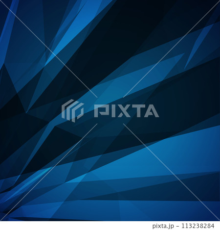 Blue Abstract Background With Lines and Shapes 113238284