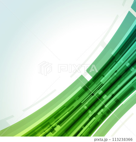 Abstract Green Tech Background 113238366