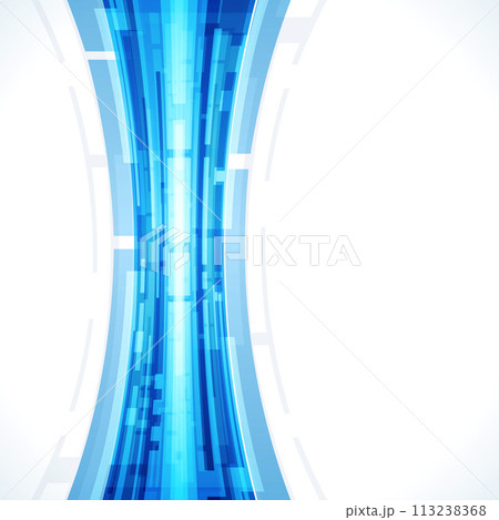 Abstract Blue Tech Background Abstract Blue Tech Background 113238368