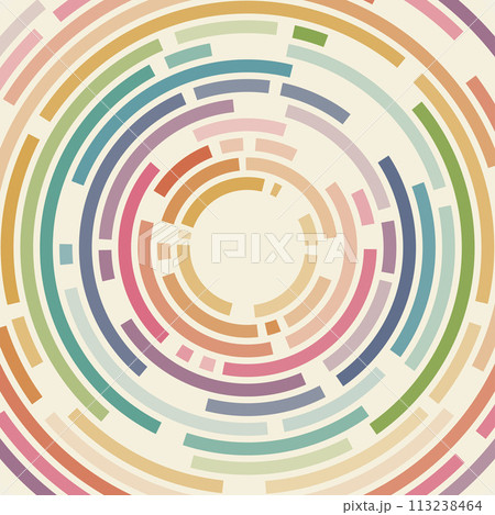 Red and Black Circular Pattern With Black Center 113238464