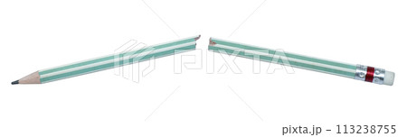 Single blue pencil break Single blue pencil break 113238755
