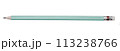 Single blue pencil 113238766