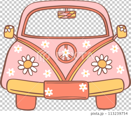 Groovy retro summer car Groovy retro summer car 113239754