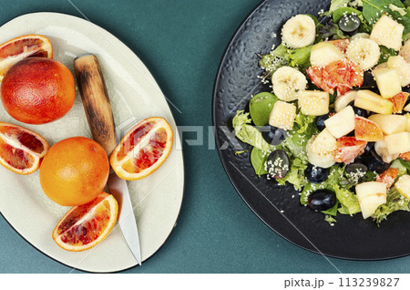 Oranges fruit salad 113239827