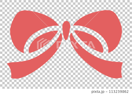 pink ribbon illustration 113239862