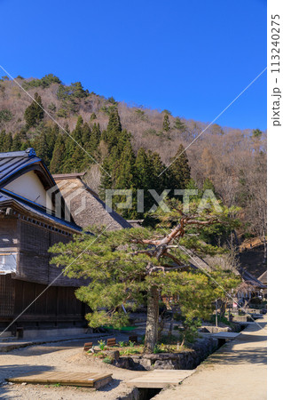 福島南会津_大内宿の風景 113240275