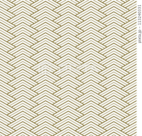 Seamless geometric ornament . Brown color thin lines . Seamless geometric ornament . Brown color thin lines . 113240331