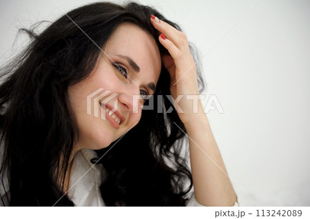 Portrait Of A Business Woman Wearing Suit Portrait Of A Business Woman Wearing Suit 113242089