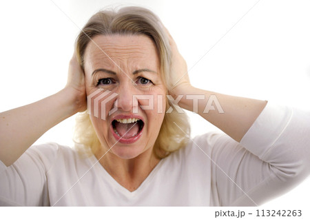 loud music strong sound headache woman closed her ears screaming with her mouth wide open I do not want to hear it unwillingness to listen psychological work with a person against his will loud music strong sound headache woman closed her ears screaming with her mouth wide open I do not want to hear it unwillingness to listen psychological work with a person against his will 113242263