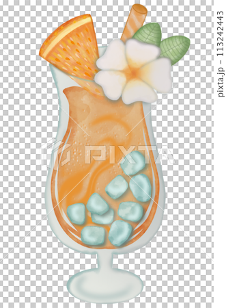 fruit, watercolor, cocktail 113242443