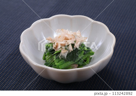 ほうれん草のおひたし ほうれん草のおひたし 113242892