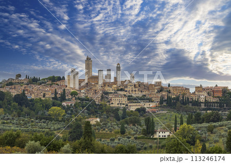 San Gimignano, UNESCO site, Tuscany, Italy 113246174