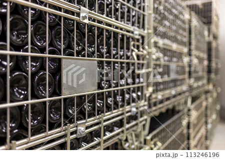 pile of wine bottles pile of wine bottles 113246196