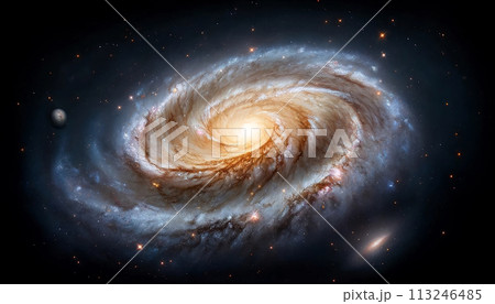 宇宙 銀河系 イラスト 宇宙 銀河系 イラスト 113246485