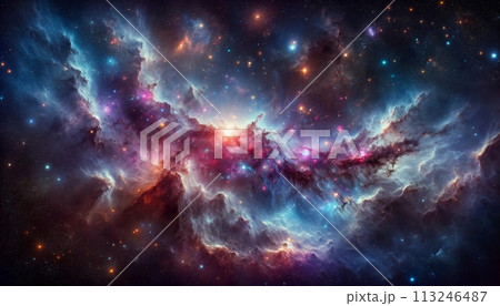 宇宙 星雲 イラスト 宇宙 星雲 イラスト 113246487