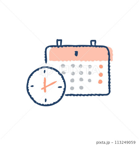 時計とカレンダー 時計とカレンダー 113249059