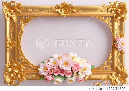 Wedding invitation frame Wedding invitation frame 113251893