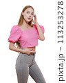 woman in blouse 113253278