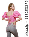 woman in blouse 113253279
