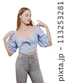 woman in blouse 113253281