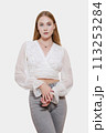 woman in blouse 113253284