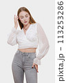 woman in blouse 113253286