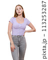 woman in blouse 113253287