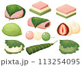 春の和菓子セット 113254095