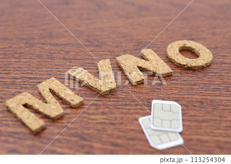 MVNOのイメージ SIMカード MVNOのイメージ SIMカード 113254304